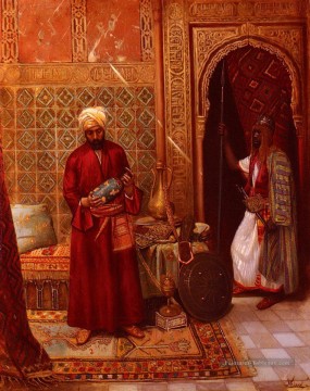 Nouvelle acquisition Ludwig Deutsch Orientalism Araber Peinture à l'huile